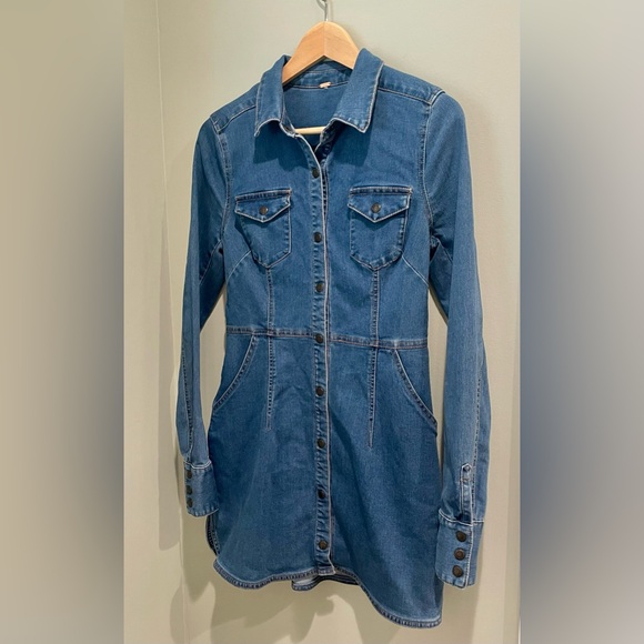 Free People Dynomite Mini‎ Dress- Size XS - Picture 6 of 11